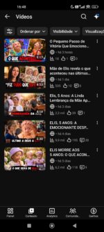 YouTube 8K engajado nicho de notícias e fofoca sobre famosos