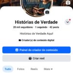 Página de história