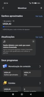 Página do Facebook MONETIZADA - no idioma inglês bom RPM - Imagem 2