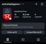 Perfil do instagram 19K seguidores brasileiros 🇧🇷