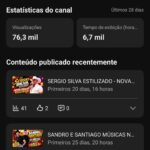 🎵 CANAL DE MÚSICA NO YOUTUBE À VENDA Com 2.000+ INSCRITOS
