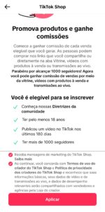 CONTA A VENDA , TIKTOK SHOP, MONETIZACAO EM ANDAMENTO! - Imagem 4