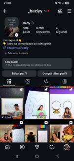 INSTAGRAM com (14,882,483 milhões de visualizações) com 6.090 mil seguidores - Imagem 2