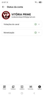 CANAL DE 3,200 INSCRITOS MONETIZADO (0) RESTRIÇÕES 🟢 - Imagem 2