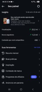CONTA INSTAGRAM (20 MILHÕES DE VIEWS NOS ÚLTIMOS 28 DIAS) com 6,4k seguidores conta pronta para empresas que realmente querem vender bem - Imagem 3