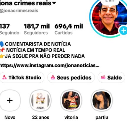 Tiktok monetizado 180 k de seguidores