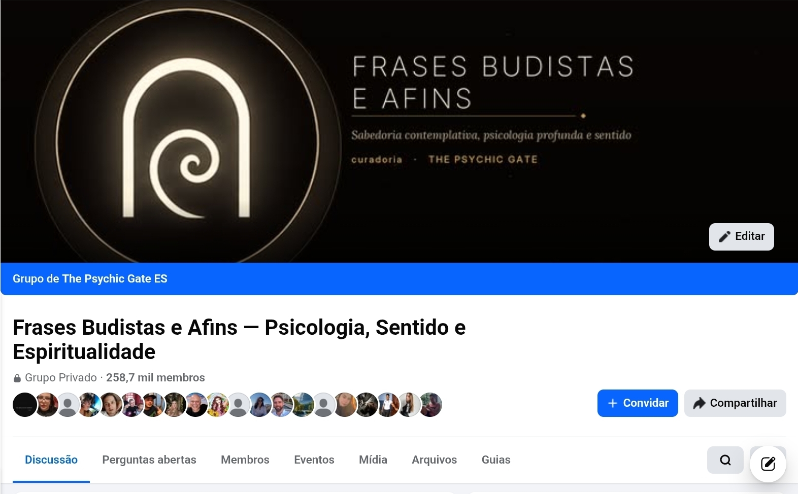 Grupo de Facebook com 258 mil membros Grupo Facebook 258 mil membros - Imagem 1