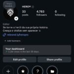 CONTA INSTAGRAM 4.8K DE SEGUIDORES MUITO ENGAJDA 2 MILHÕES DE VIEWS POR MÊS