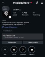 CONTA INSTAGRAM 4.8K DE SEGUIDORES MUITO ENGAJDA 2 MILHÕES DE VIEWS POR MÊS