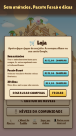 ***APP ANDROID*** ANUBIS TEMPLE TRACKER – JOGO APROVADO NO GOOGLE PLAY – AdMob ativo + compras no app – Pronto para AdSense e AdMob – Puzzle 3D do Egito - Imagem 9