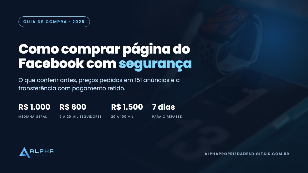 como comprar página facebook com segurança: o que conferir e preços