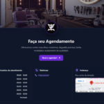 Sistema de agendamento para empresas + Instagram da empresa + site