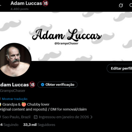 Conta X Conteudo Adulto | 33,3 mil seguidores | 980k+ interações (últimos 30 dias)