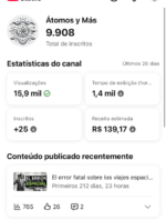 CANAL DARK ESPANHOL TODO OK RENDENDO DINHEIRO PARADO.