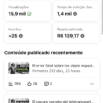 CANAL DARK 9k INSCRITOS RENDENDO DINHEIRO PARADO!