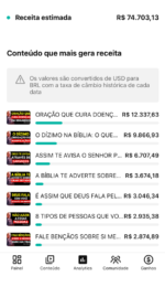CANAL DARK RENDEU 71 MIL REAIS EM 1 ANO EX MONETIZADO!