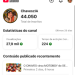 CANAL DARK 44K INSCRITOS TODO OK