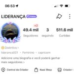 CONTA KWAI MONETIZADA COM 49 MIL SEGUIDORES