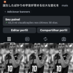 Conta Instagram nicho futebol/esportes