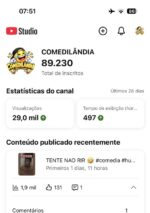 CANAL DARK DE COMÉDIA ALTO DESEMPENHO TODO OK
