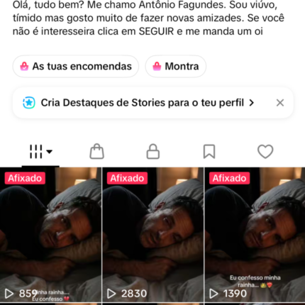Conta 1,3K com Shop e Live Studio