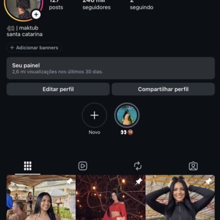 Conta Feminina - 246k de seguidores! 🔥