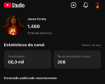 CANAL YT 1480 INSCRITOS