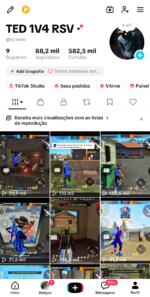TIKTOK MONETIZADO COM 88 MIL SEGUIDORES