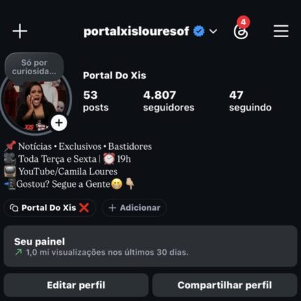 CONTA INSTAGRAM COM 4,8K DE SEGUIDORES