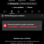 Conta TIKTOK br com shop +2K de Seguidores