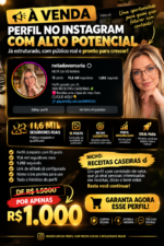 Instagram 11k de Seguidores PREÇO BARATO