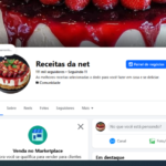 Página de receitas com 105 mil inscritos