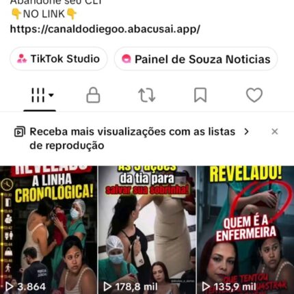 TIKTOK COM 82 MIL SEGUIDORES | Nicho de Notícias