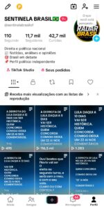 CONTA TIKTOK SENTINELA BRASIL 11.700 Seguidores CONTA ATIVA MONETIZADA , TIKTOKSHOP