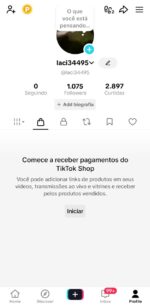 |MELHOR PREÇO DO SITE| Conta Tik Tok Shop | 1k de Seguidores REAIS | Sem Doc |