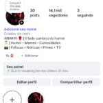🔴OPORTUNIDADE🔴 ✅36 milhões de Views 30D! ✅14 Mil Seguidores Reais! ✅Engajamento Altíssimo!