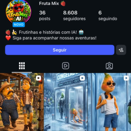 🔴OPORTUNIDADE🔴 ✅ 1,5 milhões de Views 30D! ✅ 8 Mil Seguidores Reais! ✅ Engajamento Altíssimo!