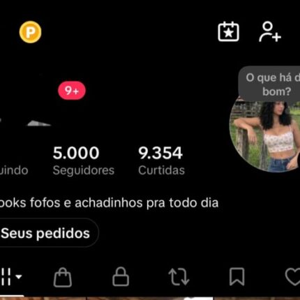 CONTA TIKTOK +5K SEGUIDORES | TIKTOK SHOP ABERTO | SEM DOCUMENTO VERIFICADO