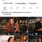 Tiktok Vira lizada Nicho Cristão