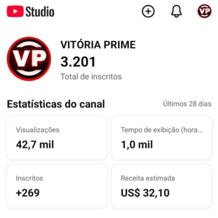 CANAL DE 3,200 INSCRITOS MONETIZADO (0) RESTRIÇÕES 🟢