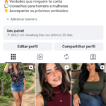 Conta Instagram engajada seguidores orgânicos e Brasileiros mais de 263 k de contas alcançadas