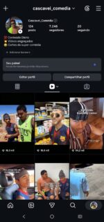 Conta Instagram muito quente, facilidade em pegar views altas, conta com menos de 2 meses de criação