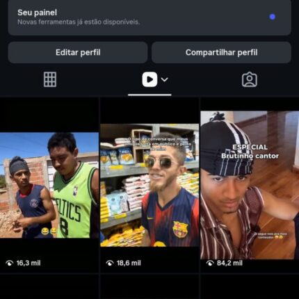 Conta Instagram muito quente, facilidade em pegar views altas, conta com menos de 2 meses de criação
