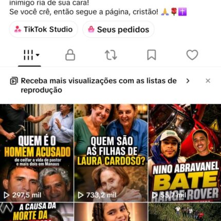 Tik tok monetizado 23k de seguidores engajado