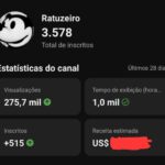 CANAL YOUTUBE GAMER MONETIZADO DE ROBLOX 3K DE INSCRITOS