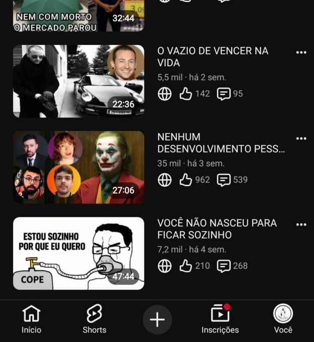 cropped-Screenshot_20261020_155636_YouTube.jpg CANAL REFLEXÃO/MASCULINA 1K SUBS + 6K DE HORAS, SEM RESTRIÇÕES - Imagem 1