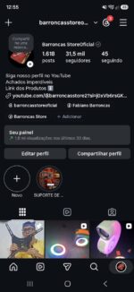 Vendo instagram muito engajado