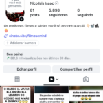 🔴OPORTUNIDADE🔴 ✅ Quase 6 Mil Seguidores Reais! ✅ +800 mil views! Crescendo Rápido