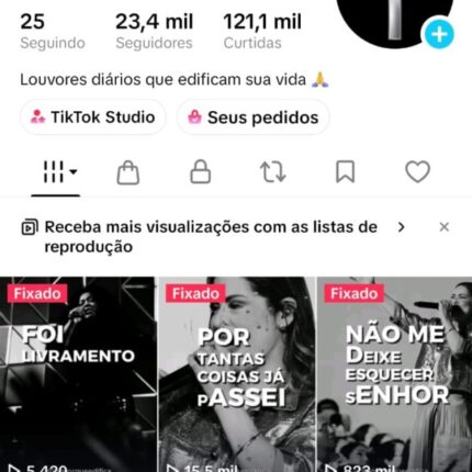 TIKTOK 23 MIL SEGUIDORES (TIKTOKSHOP LIBERADO)