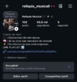 Página Instagram 49,8K De Seguidores - 975,2K De Visualizaçoes em 90dias
